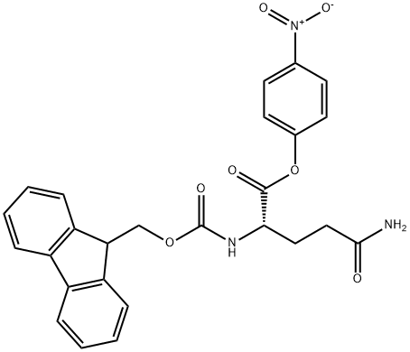 N-芴甲氧羰基-L-谷氨酰胺 4-硝基苯酯,71989-21-4,结构式