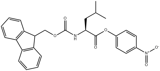 N-芴甲氧羰基-L-亮氨酸 4-硝基苯酯,71989-25-8,结构式