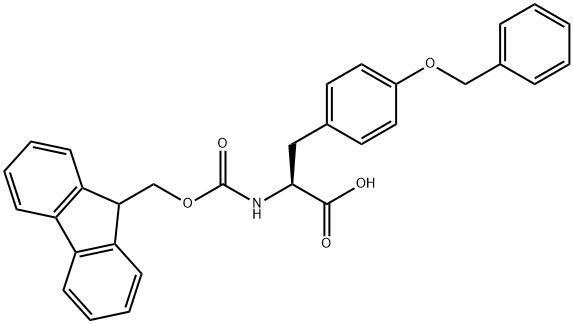 Fmoc-O-benzyl-L-tyrosine Struktur
