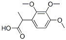 2-(2,3,4-trimethoxyphenyl)propionic acid Struktur