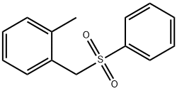 1-甲基-2-[(苯磺酰)甲基]苯,71996-48-0,结构式