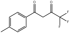 4,4,4-トリフルオロ-1-(p-トリル)-1,3-ブタンジオン 化学構造式