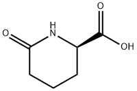 D-6-氧代哌啶-2-甲酸, 72002-30-3, 结构式
