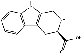 D-1,2,3,4-тетрагидроноргарман-3-карбоновая кислота структура
