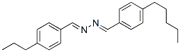 4-Pentylbenzaldehyde [(4-propylphenyl)methylene]hydrazone 结构式