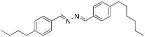4-ブチルベンズアルデヒド[(4-ヘキシルフェニル)メチレン]ヒドラゾン 化学構造式