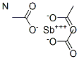ANTIMONY AMMONIA TRIACETIC ACID 化学構造式