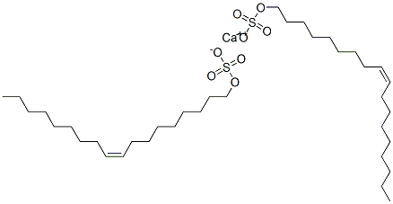 calcium di[(Z)-octadec-9-enyl] bis(sulphate),72018-26-9,结构式