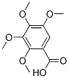 2,3,4,5-Tetramethoxybenzoic acid 化学構造式