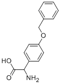 RS-4-苄氧基苯甘氨酸 结构式