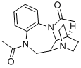 5,10-Diacetyl-4a,5,11,11a-tetrahydro-10H-quinuclidino(2,3-c)-1,5-benzo diazepine,72031-20-0,结构式