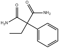 2-Ethyl-2-phenylmalonamide Struktur