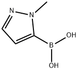 (1-Methyl-1H-pyrazol-5-yl)-boronic acid Struktur