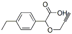 Benzeneacetic acid, 4-ethyl-alpha-(2-propynyloxy)- (9CI) Struktur