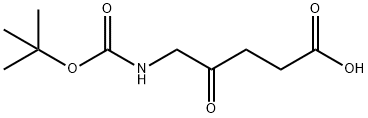 N-Boc-5-aminolevulinic acid,72072-06-1,结构式