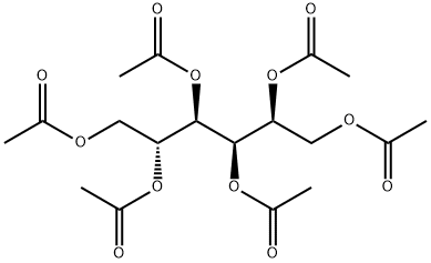 山梨醇六乙酸酯, 7208-47-1, 结构式