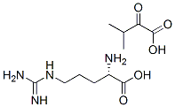 L-arginine mono(3-methyl-2-oxobutyrate) Structure