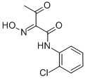 N-(2-CHLORO-PHENYL)-2-HYDROXYIMINO-3-OXO-BUTYRAMIDE 化学構造式