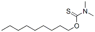 Dimethylthiocarbamic acid O-nonyl ester Structure