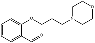 2-(3-吗啉代丙氧基)苯甲醛, 72108-02-2, 结构式