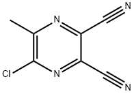 5-氯-6-甲基吡嗪-2,3-二甲腈,72126-54-6,结构式