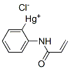 ((N-acryloylamino)phenyl)mercuric chloride|((N-acryloylamino)phenyl)mercuric chloride