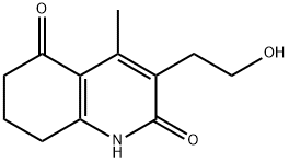 2,5(1H,6H)-Quinolinedione, 7,8-dihydro-3-(2-hydroxyethyl)-4-methyl- (9CI) Structure