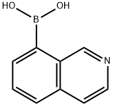 8-isoquinolinyl-boronic acid 化学構造式