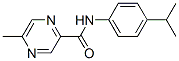 Pyrazinecarboxamide, 5-methyl-N-[4-(1-methylethyl)phenyl]- (9CI) 结构式