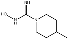 1-Piperidinecarboximidamide,N-hydroxy-4-methyl- Structure