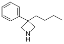 3-ブチル-3-フェニルアゼチジン 化学構造式