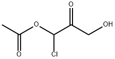 2-Propanone,  1-(acetyloxy)-1-chloro-3-hydroxy- Structure