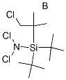 trichloro[1,1,1-tri-tert-butylsilylamine]boron Structure