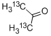 アセトン (1,3-13C2, 99%) 化学構造式