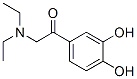 Ethanone, 2-(diethylamino)-1-(3,4-dihydroxyphenyl)- (9CI) Structure
