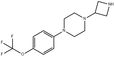 1-(3-AZETIDINYL)-4-[4-(TRIFLUOROMETHOXY)PHENYL]-PIPERAZINE Structure