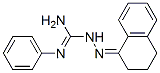 1,2,3,4-テトラヒドロナフタレン-1-オンN-フェニルグアニルヒドラゾン 化学構造式