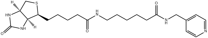 1H-Thieno[3,4-d]iMidazole-4-pentanaMide, hexahydro-2-oxo-N-[6-oxo-6-[(4-pyridinylMethyl)aMino]hexyl]-, (3aS,4S,6aR)- Structure