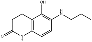 2(1H)-Quinolinone, 3,4-dihydro-5-hydroxy-6-(propylamino)- (9CI) Structure