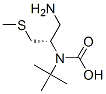 Carbamic acid, [(1S)-1-(aminomethyl)-2-(methylthio)ethyl]-, 1,1-dimethylethyl Struktur