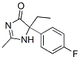 4H-Imidazol-4-one,5-ethyl-5-(4-fluorophenyl)-1,5-dihydro-2-methyl-,(-)-(9CI) Struktur
