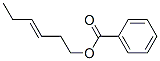 hex-3-enyl benzoate Struktur