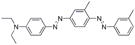 N,N-Diethyl-4-[[3-methyl-4-[(3-methylphenyl)azo]phenyl]azo]benzenamine,72207-96-6,结构式