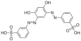 3,3'-[(4,6-Dihydroxy-1,3-phenylene)bis(azo)]bisbenzenesulfonic acid,72208-26-5,结构式