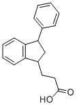 1-Indanpropionic acid, 3-phenyl-|