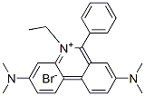 Phenanthridinium, 3,8-bis(dimethylamino)-5-ethyl-6-phenyl-, bromide,72218-60-1,结构式