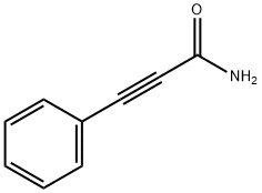 3-苯基丙-2-炔酰胺 结构式