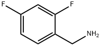 2,4-Difluorobenzylamine Struktur
