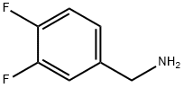 3,4-Difluorobenzylamine Struktur