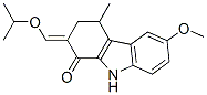 2,3,4,9-tetrahydro-2-(isopropoxymethylene)-6-methoxy-4-methyl-1H-carbazol-1-one|